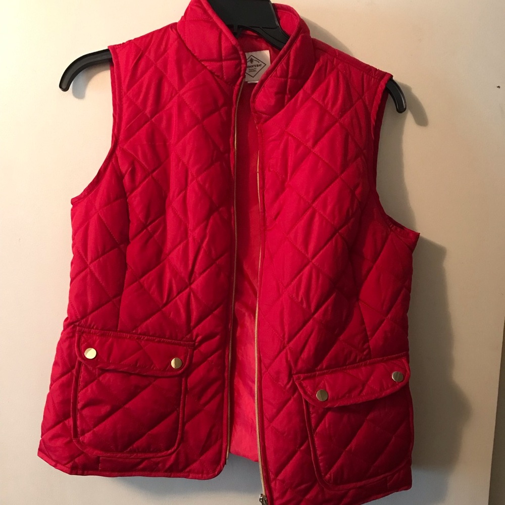 Red St. John’s Bay Vest